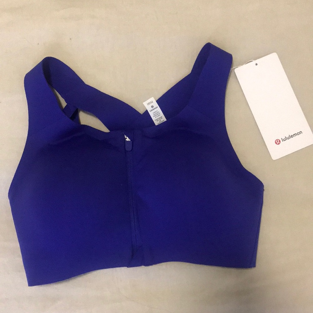 Lululemon Enlite Bra Zip Front- 32DD